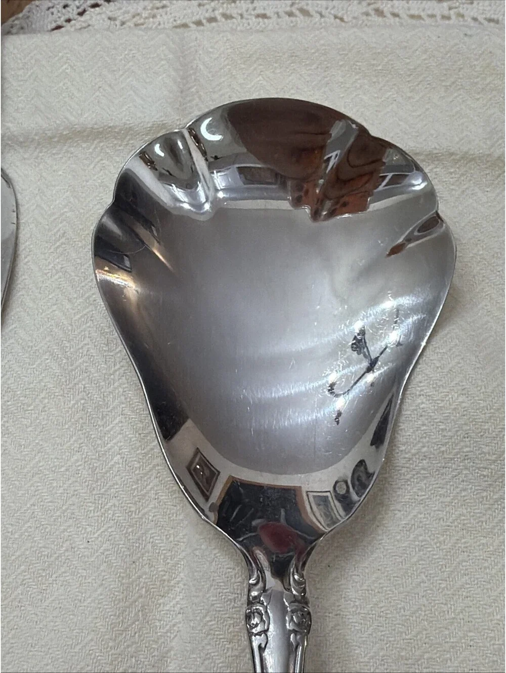 Oneida Community Michelangelo Silver plated Serving Set 5 Fork Spoon Casserole +